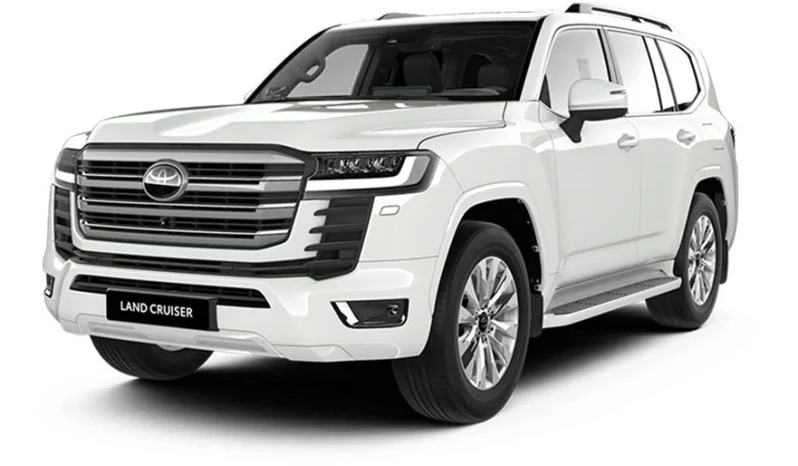 Toyota Land Cruiser 2025 front view on UAE roads